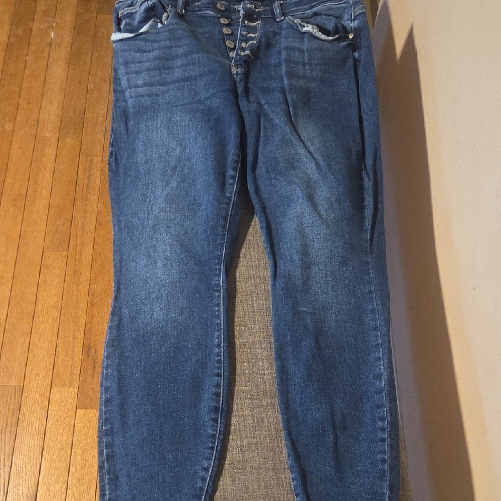 Judy Blue Dark Wash Boyfriend Jeans